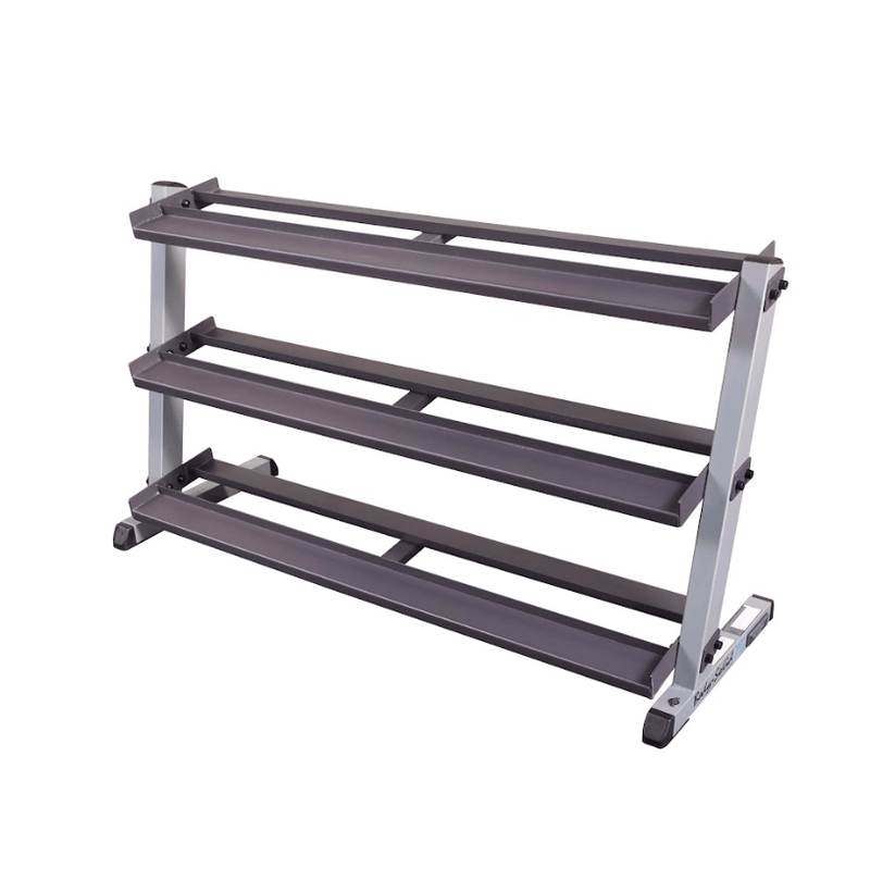 Body-Solid 60 inch 2-Tier Dumbbell Rack 157cm Wide - AVAILABLE FOR IMMEDIATE DELIVERY (1 LEFT)