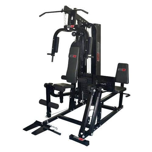 BodyworX Deluxe 215LB Gym with Leg Press - Black