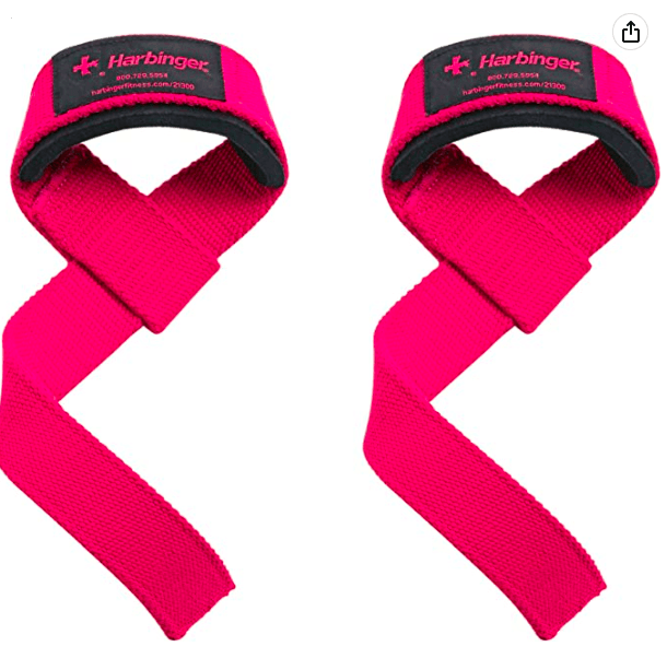Harbinger Padded Cotton Lifting Straps 21.5 inches