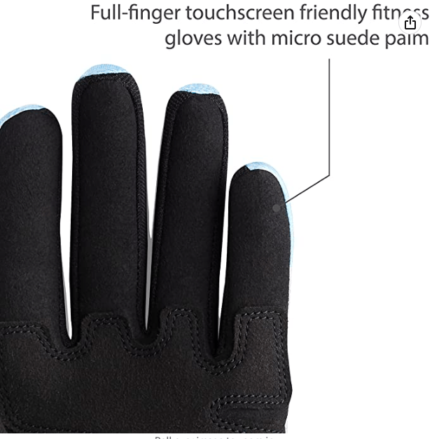 Harbinger Women's Shield Protect Gloves - Blue