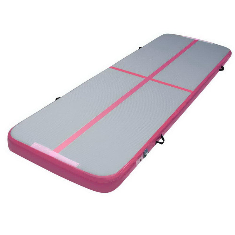 E FIT 3m x 1m Air Track Mat - Pink and Grey [ONLINE ONLY]