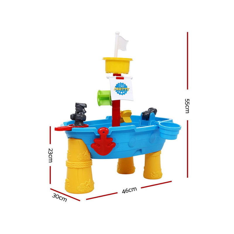 Keezi Kids Sandpit Pretend Play Set Outdoor Toys Water Table Activity Play Set - ONLINE ONLY