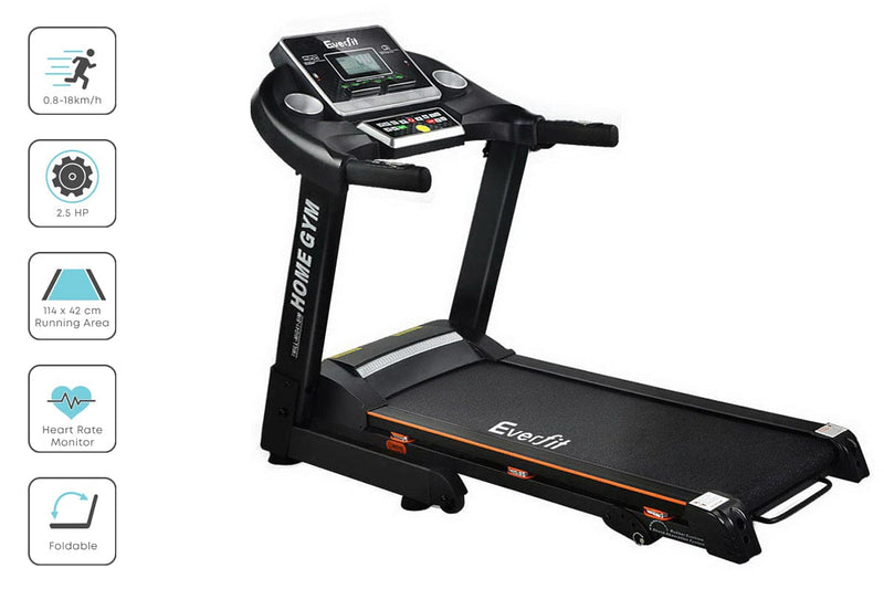 EFit Treadmill Electric Home Gym Fitness Excercise Machine Hydraulic 420mm- ONLINE ONLY