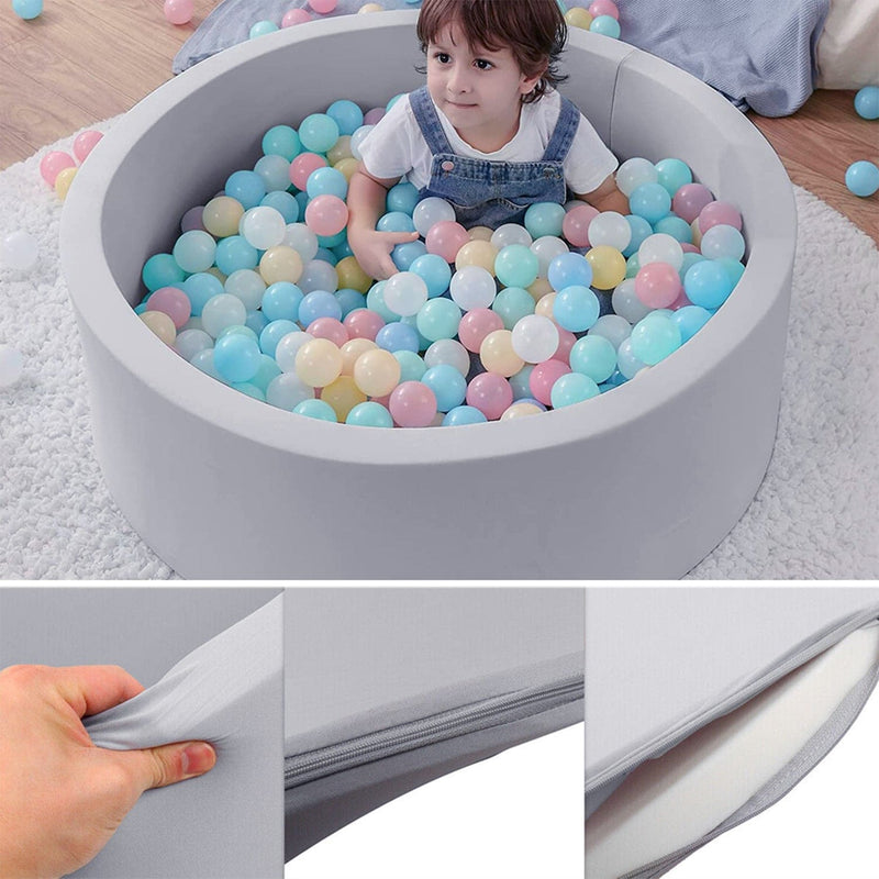 Baby Soft Kids Ocean Ball Play Pit Paddling Foam Pool Child Barrier Toy 90x30cm- ONLINE ONLY