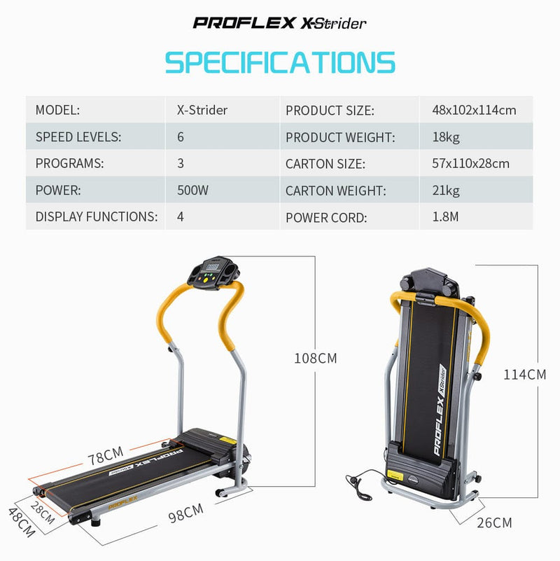 PROFLEX Mini Walking Treadmill [ONLINE ONLY}