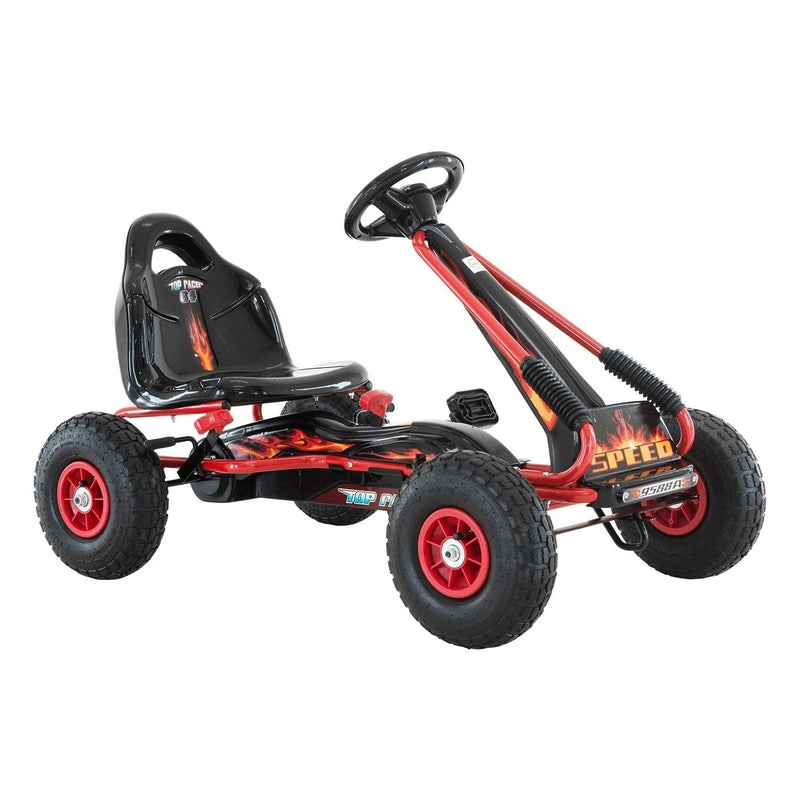 Kahuna G95 Kids Ride On Pedal-Powered Go Kart  - Red - ONLINE ONLY - Free Shipping!