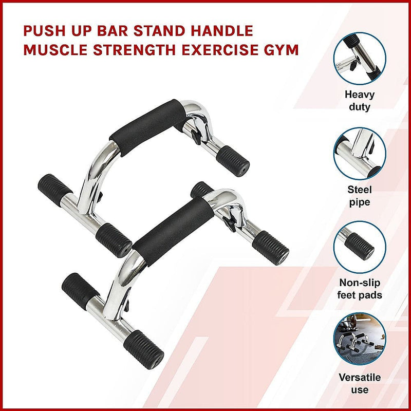 Push Up Bar Stand Handle Muscle Strength Exercise Gym [ONLINE ONLY]