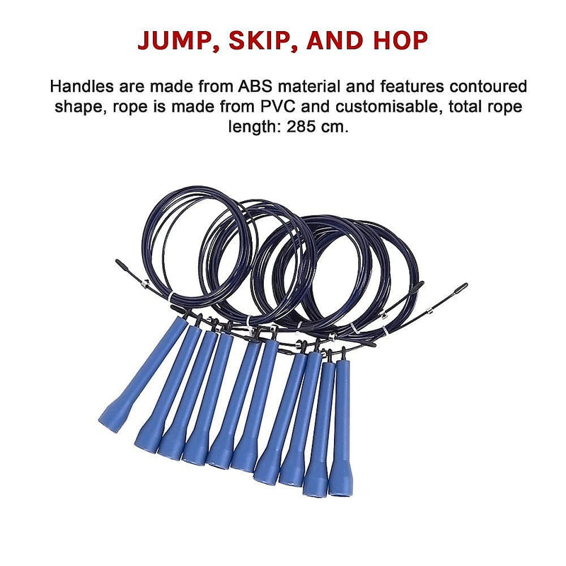 5x Cross-Fit Speed Skipping Rope Wire [ONLINE ONLY]