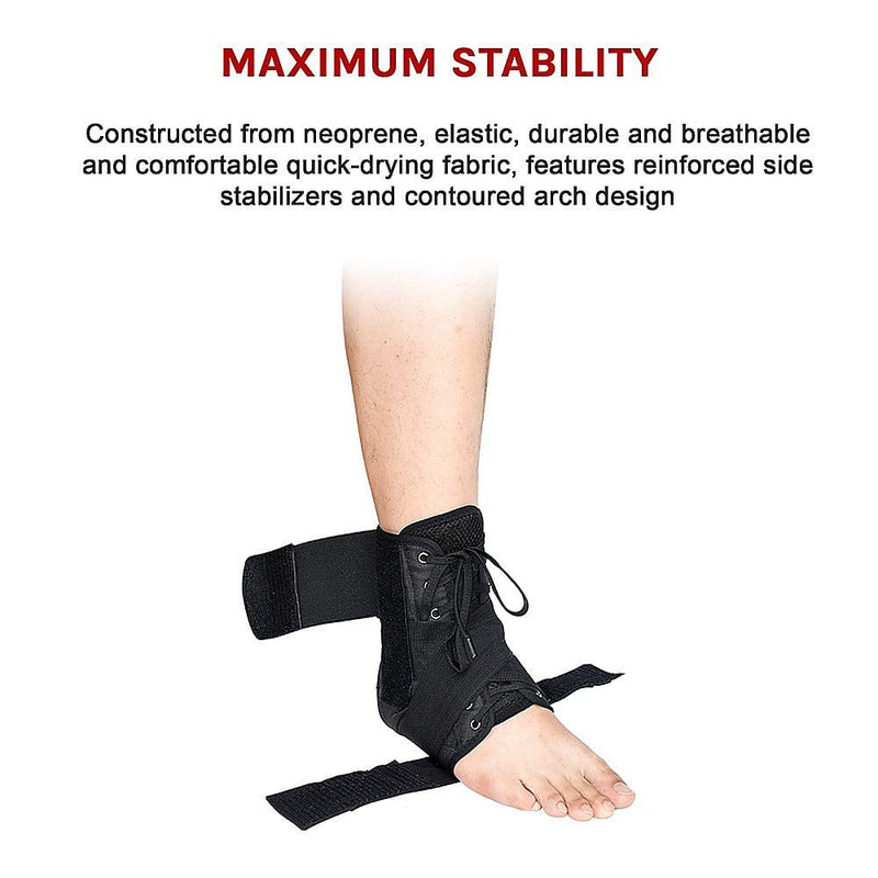 Ankle Brace Stabilizer - Ankle sprain & instability - LARGE [ONLINE ONLY]