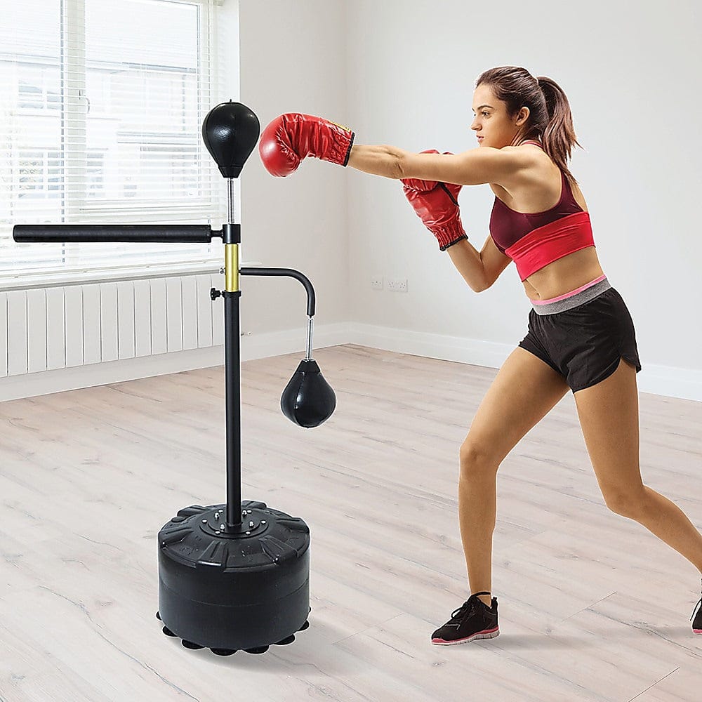 Free Standing Punching Bag Speedball Boxing Reflex Training Target Dummy Gym (Online Only) Fitbiz