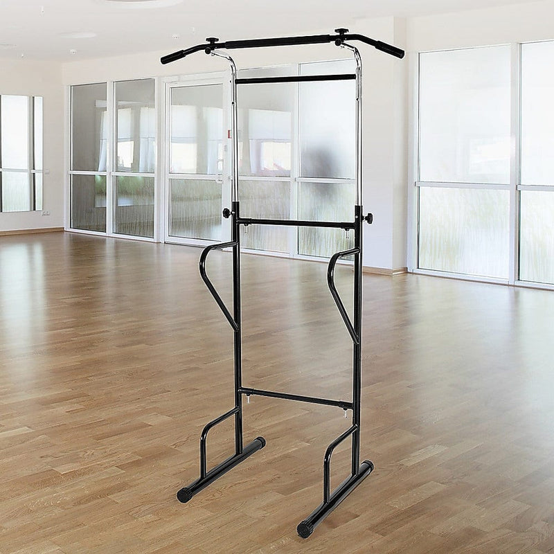 Adjustable Power Tower Dip Bar Pull Up Stand Fitness Station [ONLINE ONLY]