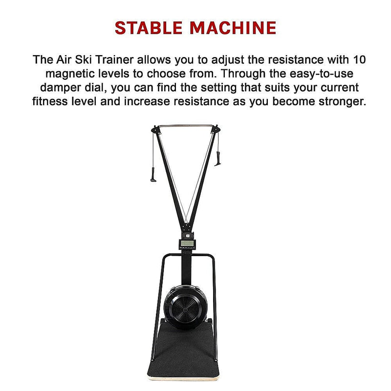 Air Ski Trainer & Stand Premium Fitness Machine - FREE delivery - ONLINE ONLY