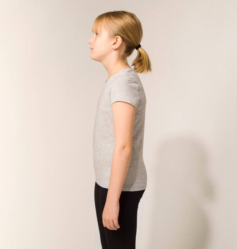 Swedish Posture Unisex Kids' Posture Brace Flexi Harness Posture Corrector in White, Black, or Pink