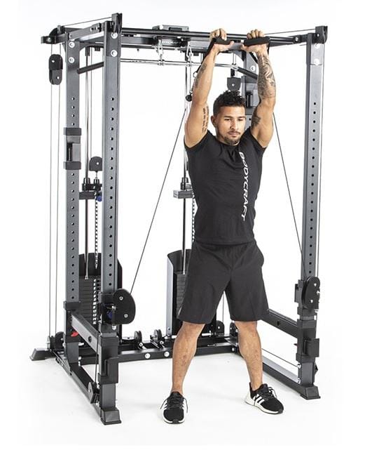 Bodycraft LF430RFT - Optional Rack Functional Trainer for LF430 Power Cage - 400lbs