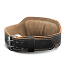 Harbinger 6" Padded Leather Weight Lifting Belt 2.0