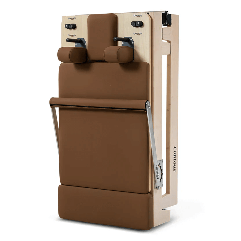 Contour Folding Wooden Pilates Reformer Machine (Espresso)