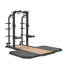Spirit Commercial Free Weight Strength - Half Power Rack + Platform