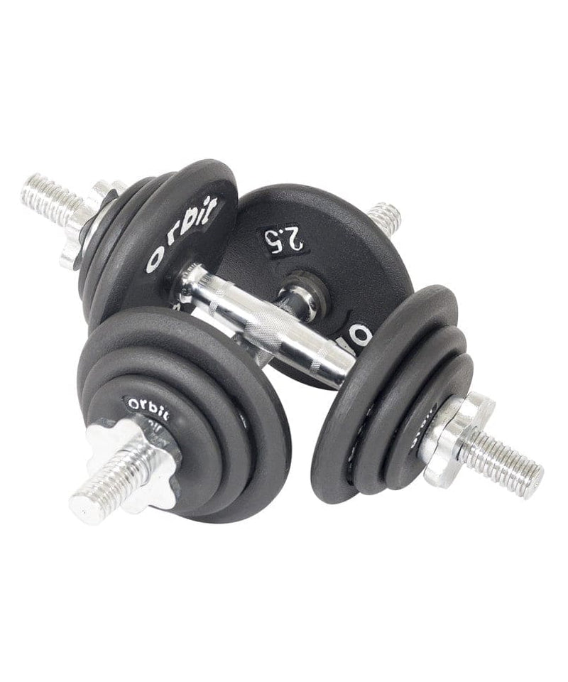 21kg Dumbbell Set with Pancake Plates AVAILABLE FOR IMMEDIATE DELIVERY