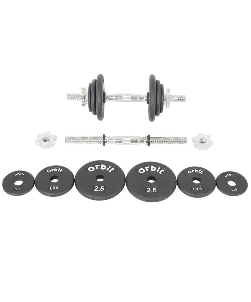 21kg Dumbbell Set with Pancake Plates AVAILABLE FOR IMMEDIATE DELIVERY