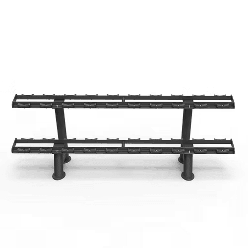 Spirit Commercial Free Weight Strength - Two Tier Dumbell Rack