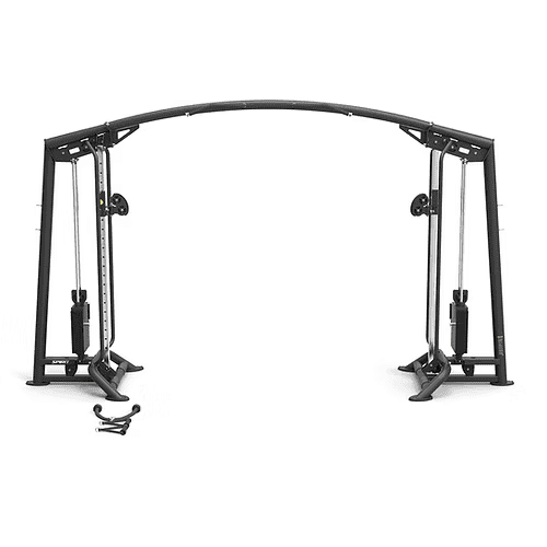 Cable Crossover - Standard weight stack: 150lbs*2