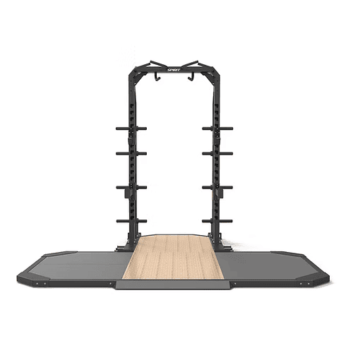 Spirit Commercial Free Weight Strength - Half Power Rack + Platform