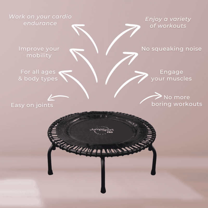 Jumpsport 350PRO Stackable Fitness Trampoline -PRE ORDER for DECEMBER DELIVERY !! Limited Stock. Don’t Miss Out!