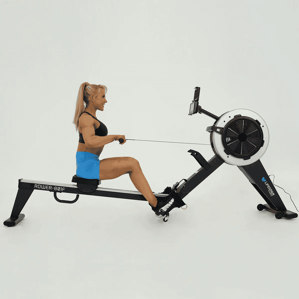 Light Commercial Rowing Machine LFR01 Lifespan Fitness Air and Magnetic Commercial Rowing Machine ROWER ...