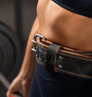 Harbinger 6" Padded Leather Weight Lifting Belt 2.0