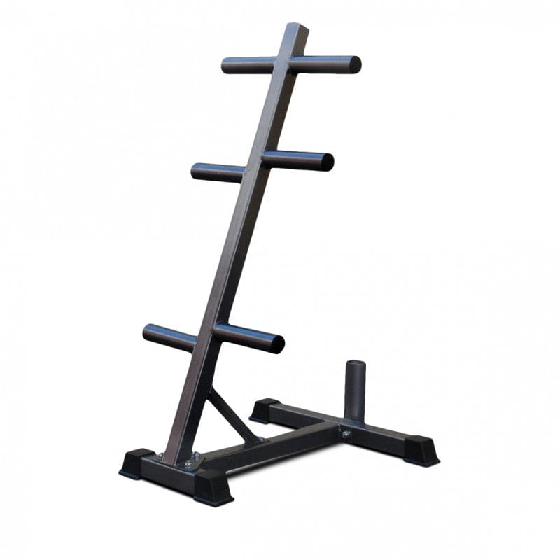 BodyworX 7396A Olympic Plate Tree with Bar Holder