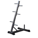 BodyworX 7396B Standard Plate Tree with Bar Holder