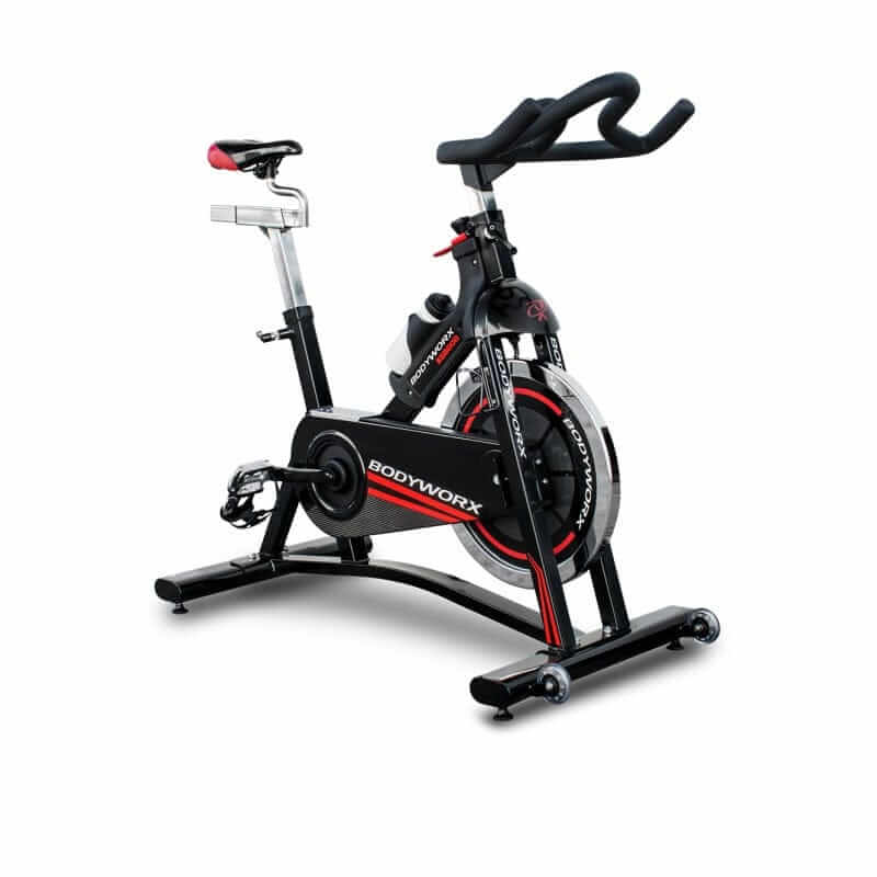 BodyworX Light Commercial Spin Bike - Black & Red