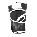Black MMA Leather Grappling Gloves