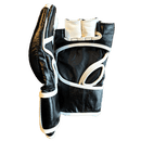 Black MMA Leather Grappling Gloves
