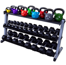 Body-Solid 60 inch 2-Tier Dumbbell Rack 157cm Wide - AVAILABLE FOR IMMEDIATE DELIVERY (1 LEFT)