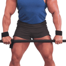 Body Solid Nylon Power Lifting Straps, Pair, Black