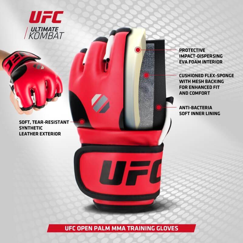 UFC Contender Open Palm MMA Training Gloves