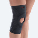 DonJoy RotuLax Elastic Knee Open Patella, Black