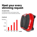 EFit Vibration Machine Platform Vibrator Resistance Rope Home Fitness Red- ONLINE ONLY