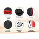 EFit Vibration Machine Platform Vibrator Resistance Rope Home Fitness Red- ONLINE ONLY