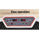 EFit Vibration Machine Platform Vibrator Resistance Rope Home Fitness White- ONLINE ONLY
