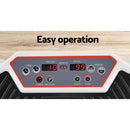 EFit Vibration Machine Platform Vibrator Resistance Rope Home Fitness White- ONLINE ONLY