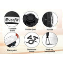 EFit Vibration Machine Platform Vibrator Resistance Rope Home Fitness White- ONLINE ONLY