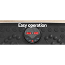 EFit Vibration Machine Platform Vibrator With Resistance Rope Home Gym Black- ONLINE ONLY