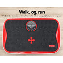 EFit Vibration Machine Platform Vibrator with Resistance Rope Home Gym Red- ONLINE ONLY
