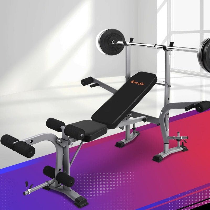 EFit Weight Bench 8 in 1 Bench Press Adjustable Home Gym Station 200kg- ONLINE ONLY