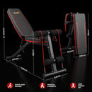 EFit Weight Bench Adjustable FID Bench Press Home Gym 150kg Capacity- ONLINE ONLY