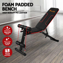 EFit Weight Bench Adjustable FID Bench Press Home Gym 150kg Capacity- ONLINE ONLY