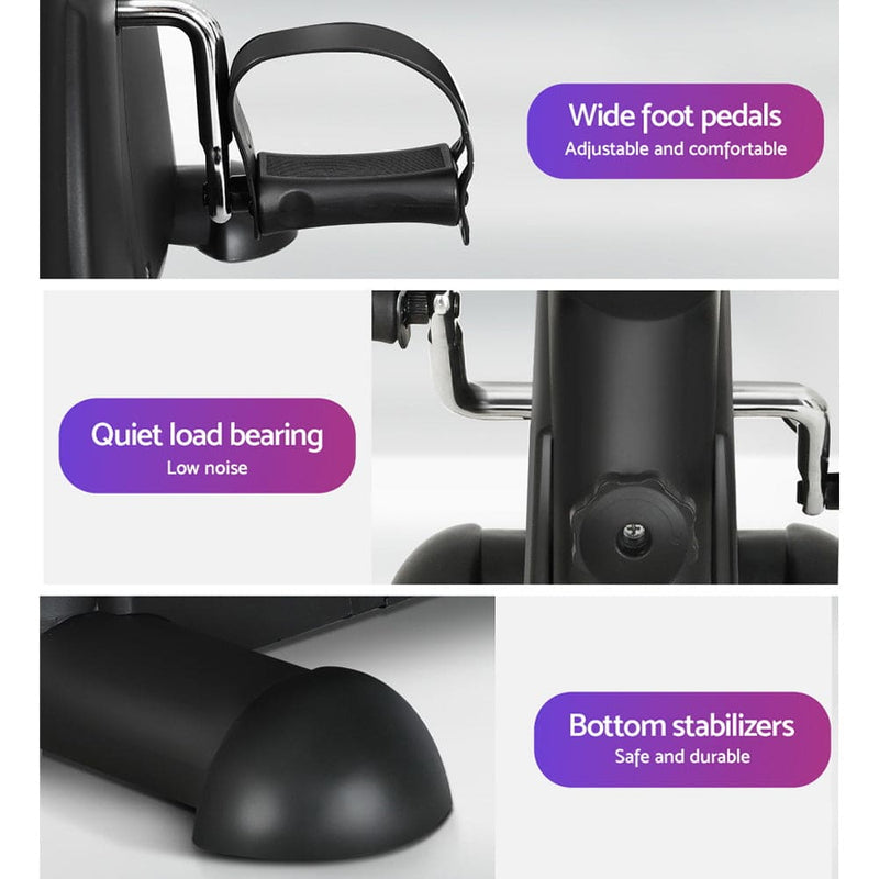 exercise bike pedals only Everfit Pedal Exerciser Mini Exercise Bike Cross Trainer Under Desk Bike - ONLINE ONLY | Fitbiz