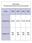 Swedish Posture - Flexi Posture Brace - Posture Corrector, Black or White